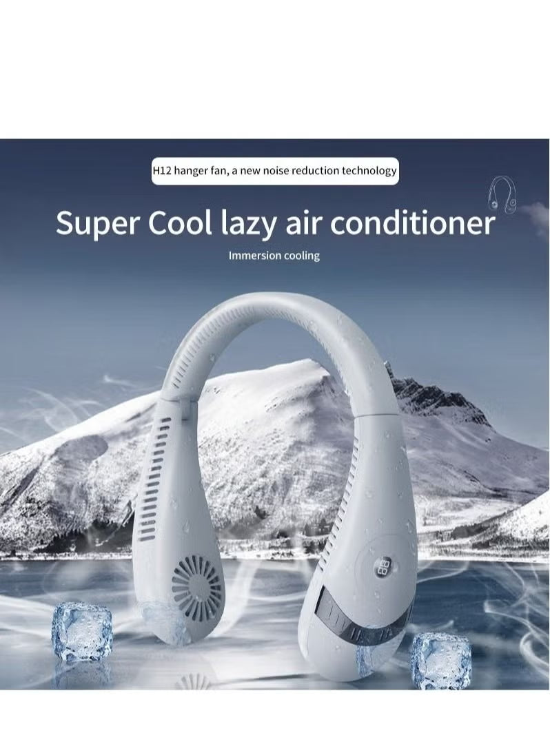 Portable Neck Fan With LED Display