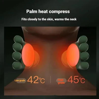 Neck & Shoulder Massager with Heat – Portable Deep Tissue Pain Relief, 3-Speed Adjustment, for Pain Relief Deep Tissue (Green) Massage with 3-Speed Adjustment for Shoulder, 2026 ew Electric