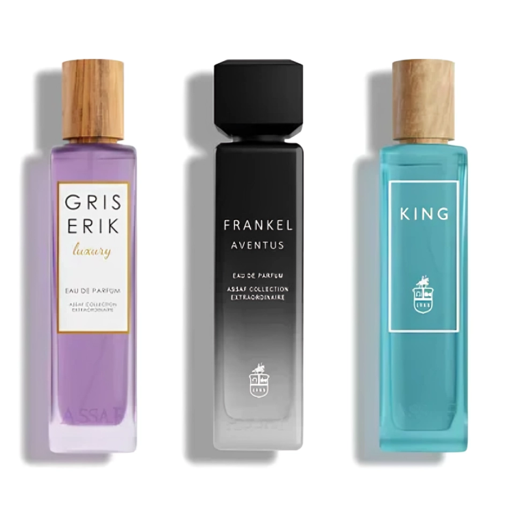 Assaf Gris Erik + Frankel Aventus +  King (200ml x 3) {Bundle}