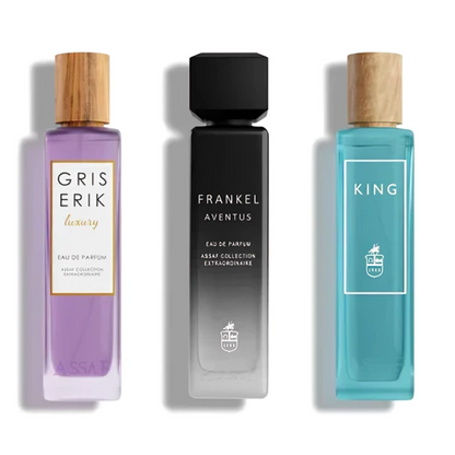 Assaf Gris Erik + Frankel Aventus +  King (200ml x 3) {Bundle}