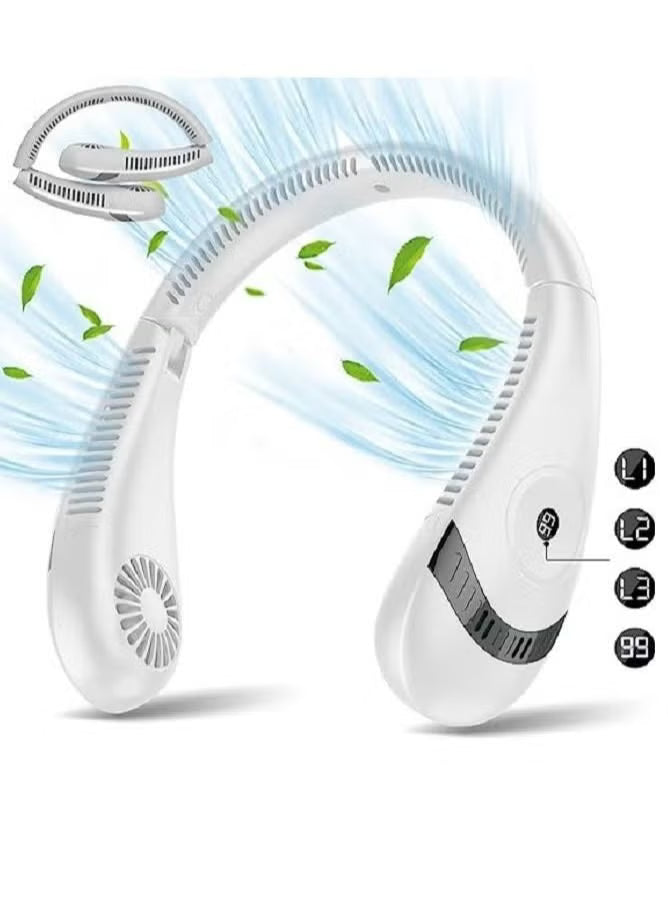 Portable Neck Fan With LED Display