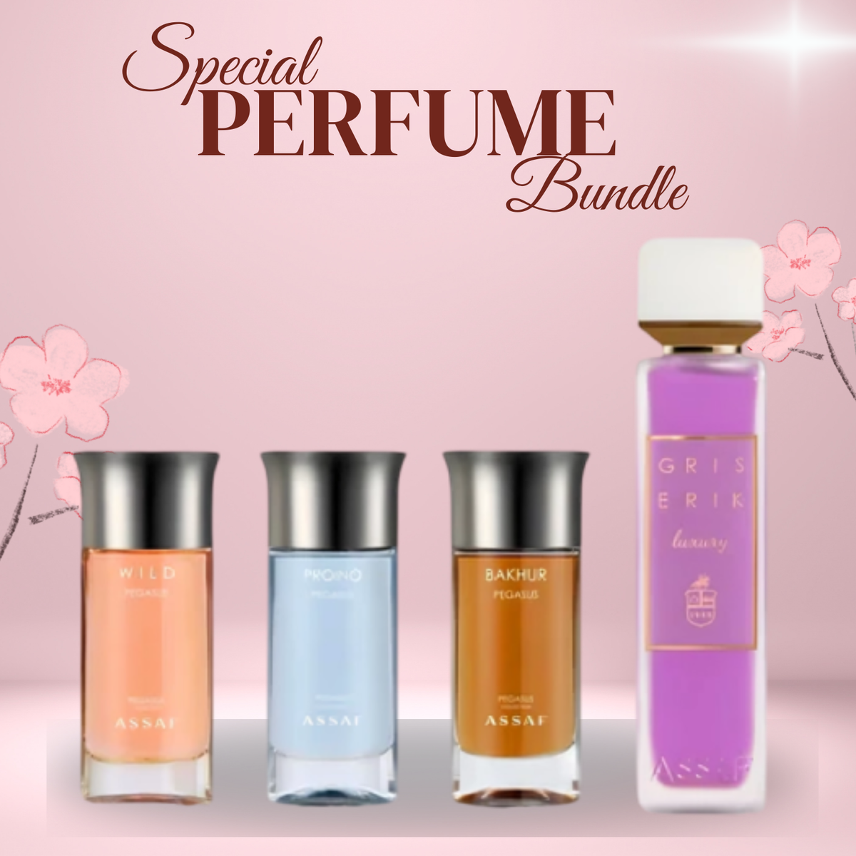 Assaf Pegasus Collection (100ml x 3) + Gris Erik (100ml) {Bundle}