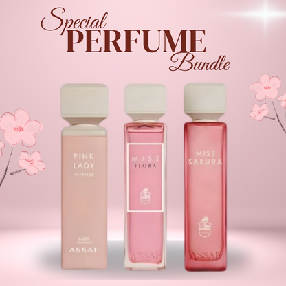 Assaf Pink Lady + Miss Flora + Miss Sakura (100ml x 3) {Bundle}