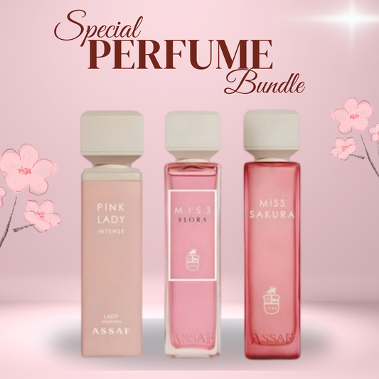 Assaf Pink Lady + Miss Flora + Miss Sakura (100ml x 3) {Bundle}