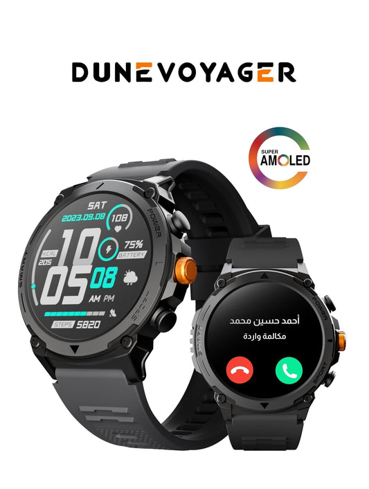 DuneVoyager DV‑SW4 Pro – AMOLED Smartwatch
