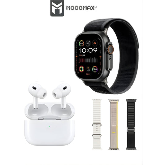 MOOGMAX Smart Bundle – Ultra Smartwatch & Wireless Airbuds Pro 2