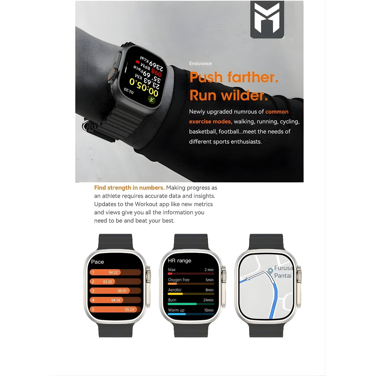 MOOGMAX Smart Bundle – Ultra Smartwatch & Wireless Airbuds Pro 2
