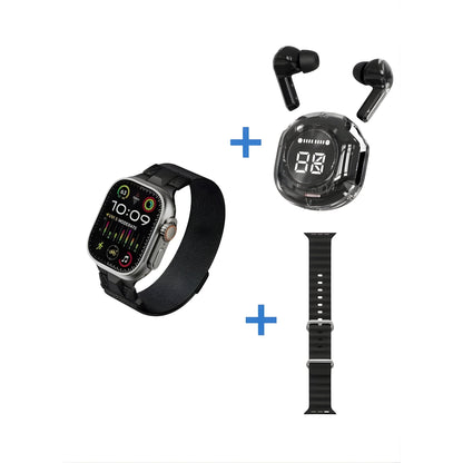 OKPU D10 Infinity Smartwatch & Airbuds Pro Bundle