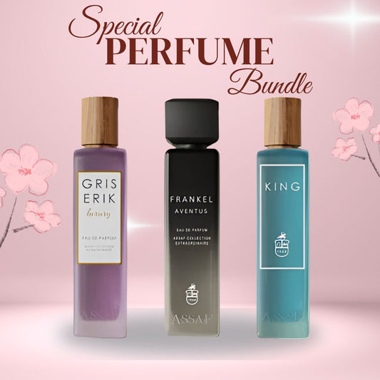Assaf Gris Erik + Frankel Aventus +  King (200ml x 3) {Bundle}