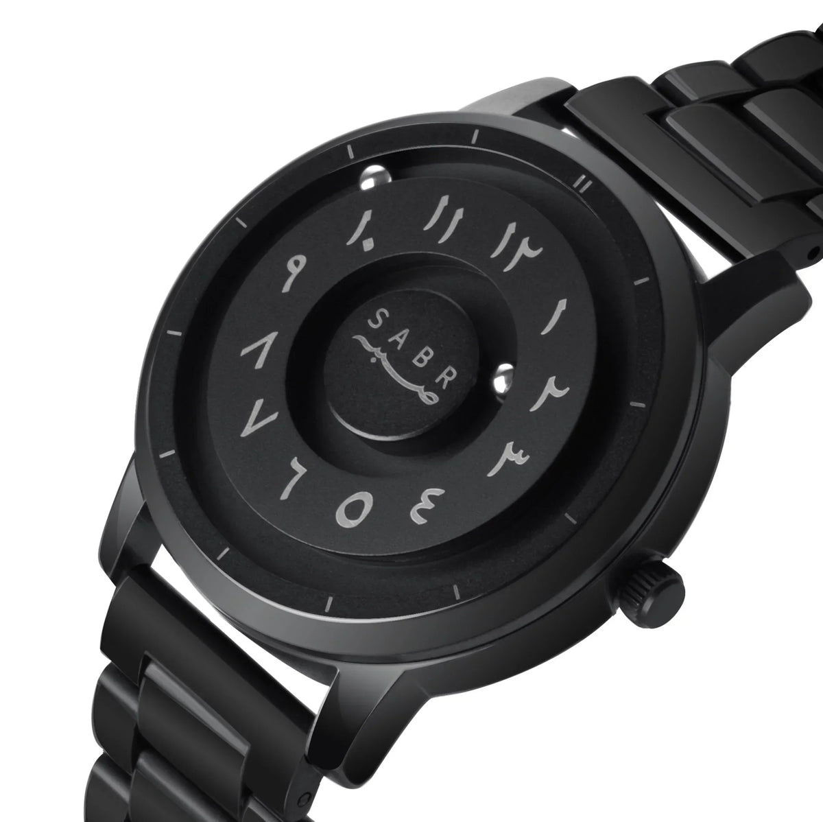 Sabr Black Stainless Steel Men's Quartz Watch
