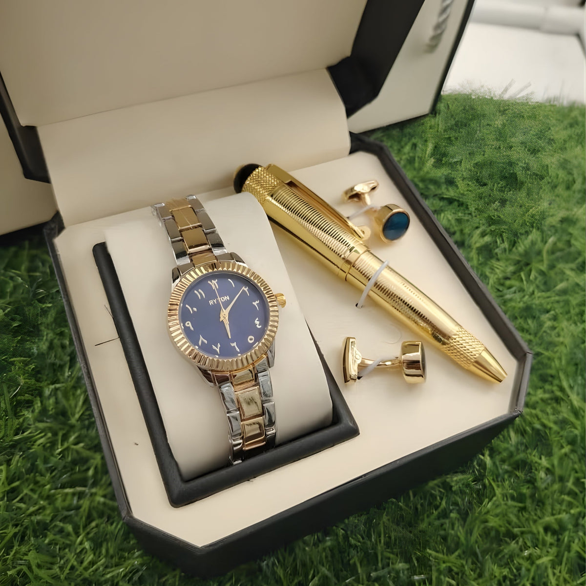 Ryton Prestige Gift Set – Watch, Pen & Cufflinks