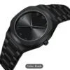 Black Arabic Aura Watch Stainless Steel