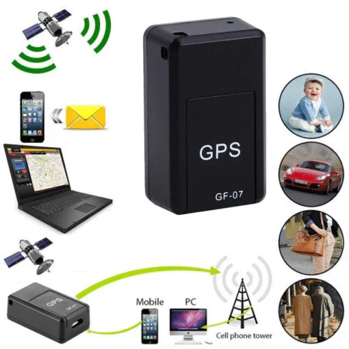 Mini Tracker, Portable Magnetic GPS Locator Realtime Tracker Device Voice Recorder for Tracking Cars, family or Valuables