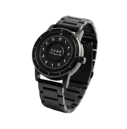 Sabr Black Stainless Steel Men's Quartz Watch