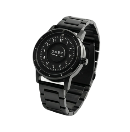 Sabr Black Stainless Steel Men's Quartz Watch